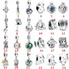 2022 Nova Chegada 925 Sterling Prata Bonito Árvore Homem Coruja Letra O Crown String Pingente Charm Beads Fit Pandora Pulseira Prata 925 Jóias Presente