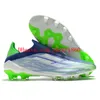 Mens High Ankel fotbollskor x Speedflow + AG Cleats Fotbollsstövlar Scarpe Calcio Chuteiras de Futebol