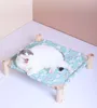 Cat Beds & Furniture MySudui Detachable Elevated Pet Bed House Durable Wood Canvas Sleeping Puppy Hammock Radiator Lounger Gatos Mascotas