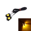 10Pcs/Lot Eagle Eye 2LED Lights Hawkeye Light Daytime Running Lights 3W for Car Motorcycle License Plate Lamps Universal 12V