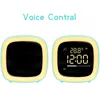 Cut Digital Cartoon Night Light Desk Alarm Clock Rechargeable Battery, Christmas gift for Kids