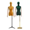 High Quality Women's Colorful Wooden Hand Mannequin Velvet Model For Display