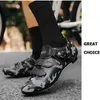 Sapatos de ciclismo de ciclismo masculino giro com chuteira de fivela spd para andar de corrida em ambientes fechados calçados sapatilhas ciclismo