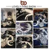 Moon Child Black by e Cold Art Bedding Set White Duvet Cover Galaxy Planet Bedclothes Animal Floral Home Textiles 3pcs 210706