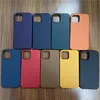 Con la funci￳n MagSafe PU Cases de tel￩fonos celulares de cuero Cubre original para iPhone 12 13 14 Pro Max 11 XR 6 8 Plus