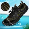 Män barfota uppströms skor aqua skor strand sneakers non glid andas wading vatten skor utomhus dykning simning 211025