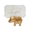 Porte-étiquette éléphant doré, décoration de bureau, Clip mémo créatif, bateau à voile, porte-cartes de siège de fête au bureau
