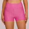 Mulheres verão fino esportes altos cintura shorts jacquard nádegas de emagrecimento respirável yoga moda senhoras ginásio calças g4t61y0