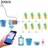WiFi smart telefon fjärrkontroll automatisk trädgård bevattning Vattentimer intelligent blomma vattning hem trädgård vattning system 210610