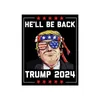 Trump 2024 PVC Auto Sticker American Presidential Campaign Stickers Biden is niet mijn presidenten Waterdichte banner