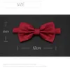 Mannen banden mode vlinder partij bruiloft strikje voor jongens meisjes snoep effen kleur bowknot hele accessoires bowtie