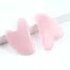 gua sha 보드 청소 제이드 스크래핑 조각 작은 손가락 심장 모양의 아름다움 얼굴 도구 마사지 도구 이완 건강 관리