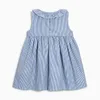 Enfants robes 2021 nouvel été bébé filles vêtements marque robe enfant en bas âge coton Dot lapin fleur imprimer robes pour enfants 2-7 ans Q0716