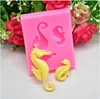 Silicone Mold Seahorse Cake Fondant Mould Cake-Decorating Tools Shaping Chocolate Molds DIY Kitchen Baking Bakeware SN4247