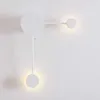Modern Simples LED Lâmpadas de Parede Sala de estar TV Parede Bedroom Lâmpada Nordic Home Decor Designer Corridor El Iron Wall Luzes 210724