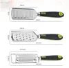 NOUVEAUEnsemble d'ustensiles de cuisine Râpes à fromage en acier inoxydable à main Zester pour pomme de terre gingembre ail avec outils de boîte à brosse EWB7977