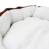 لينة الحيوانات الأليفة سرير بيت الكشمير الاحترار سرير كلب أريكة لسرير نوم صغير متوسط الكلب جرو وسادة حصيرة المحمولة القط لوازم 211009