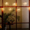 90-200 LEDハンギングスターバーストストリングフェアリーDIY花火クリスマスライトはホリデーパーティーの装飾ガーランドストリート249mのために