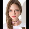 Fashion Sexy Femmes Punk Gothic Leather Choker Heart Classed Spike Rivet Backle Collier Funky Torques Bijoux L5MH Chokers BGC5K