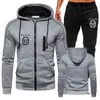 2022 New Philip Autumn Wnter Men's Sets Hoodies+Pants Harajuku Sport Suits Casual Sweatshirts Tracksuit Brand Sportswear G1217