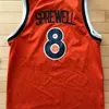 Nc01 maglia da basket college state Latrell 15 Sprewell NY 8 maglia blu ritorno al passato ricamo cucito personalizzato bianco blu taglia S-5XL
