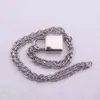 Stainless steel chain lock pendant rock hip hop trend Necklace key fashion necklace wholesale for men and women8774816