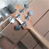 Ореховые тела 4 Строки электрические бас-гитара с кленовым / палисандром, аппаратным обеспечением Chrome, могут быть настроены