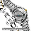 Luxury LIGE Brand Sapphire Automatic Mechanical Watch Men Fashion Tungsten Steel Waterproof Sport Men Watches Sword Pointer 210527