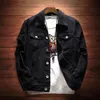 Men's Jackets Wholesale Denim Jacket Korean Pink/red/black Casual Spring Autumn Baseball Uniform Student Handsome For Men