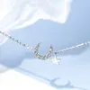 Bijoux bon march￩ Accessoires de cha￮ne lien mode bijouxracelets obear ob￨se argent plaqu￩ copine bracelets zirconia moon star romantique br ...