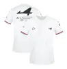 2021 Abbigliamento della squadra Polo Risvolto F1 Tuta da corsa T-shirt Manica corta da uomo Abbigliamento da lavoro personalizzazione