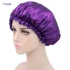 Woman Natural Satin Bonnet Cap Hair Accessories Lightweight Breathable Help Sleeping Adult Night Protection Hairs Adjustable Caps