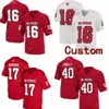 NCAA College Jerseys NC State Wolfpack 3 Emeka Emezie 5 Tabari Hines 8 Ricky Person JR 16 Bailey Hockman Custom Football Steek