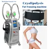 Cryolipolysfett Frysning Slimming Machine Lipo Laser Diod Kroppsformning Behandling Celluliter Remova Arm Buttock Viktminskning 2 Cryo Heads