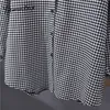 Yitimuceng Shirt och Blouse Womens Tops Korean Fashion Clothing Houndstooth Vintage Långärmad Snow-down Collar Spring 210601