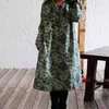 Johnature Autumn Cotton Linen Loose Dress Long Sleeve Plus Size Casual Vintage Print V-neck Pockets Women Dresses 210521
