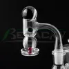 Beracky Pełna spawanie Terp Slurper Palenie Kwarcowy Banger Z 22mm / 14mm Szklane Dichro Marmurowe Perły Rubinowe Koraliki Do DAB Oil Rigs Water Bongs