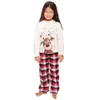 Aile Eşleştirme Kıyafetler Giyim Noel Pijama Set Xmas Yetişkin Çocuklar Sevimli Parti Kıyafeti Pijama Karikatür Geyik Pijama Suit 211020