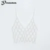 Dvacaman ZA Handmade Simulated Pearl Crystal Necklaces for Women Boho Fashion Sex Body Chain Charm Jewelry Female