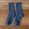 Espesar las mujeres calcetines de algodón mantienen calcetines cálidos calcetines mullidos color sólido térmico invierno gruesos calcetines para niñas de alta calidad