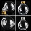 25 pcs Plastic Bottles Empty Leak Proof 150ml Transparent Container Ball Bottle for Home Decor 211130