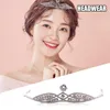 Pinces à cheveux Barrettes diadèmes de mariée coiffure Style coréen brillant cristal couronne forme cerceau Po tir accessoire événement de mariage accessoires