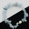 Brins de perles bracelets de pierre précieuse en cristal d'améthyste pour femmes bracelet de perle de pierre en pierre naturelle élastique irrégulière AC5162998