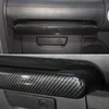 Kolfiberbil Copilot Grab Hande Cover Frame Trim för 2007-2010 Jeep Wrangler JK JKU Interiör Tillbehör306W