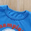 Summer Children Sets Fashion Boys Short Sleeve O Neck T-shirt Pants Cute Girls Clothes 9M-5T 210629