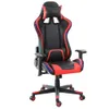 2021 Arrival furniture Customized Black Leather Blue Light Sillas Gamer Led rgb Gaming Chairs PU office chair300J