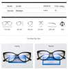 Metal Spring Hinge Cat Eyes Cat-Eye Goggles , Women TR90 Blue Ray Blocking Glasses For Game Computer, Myopia Glass Frame A92388 Sunglasses