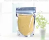 2021 Clear Front Stand Up Aluminum Foil Pouch Mylar Foil Valve Zipper Bags Coffee Powder Tea Bulk Food Storage Sealable Zip