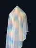 Bridal Veils 2021 Colorful Gradient Veil Long Cathedral Wedding For Church 1 Tier Super