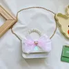 Cute Children's Mini Purse Handbags Princess Girls Bright Leather Messenger Bag Little Girl Small Coin Wallet Pouch Kids Party Purse